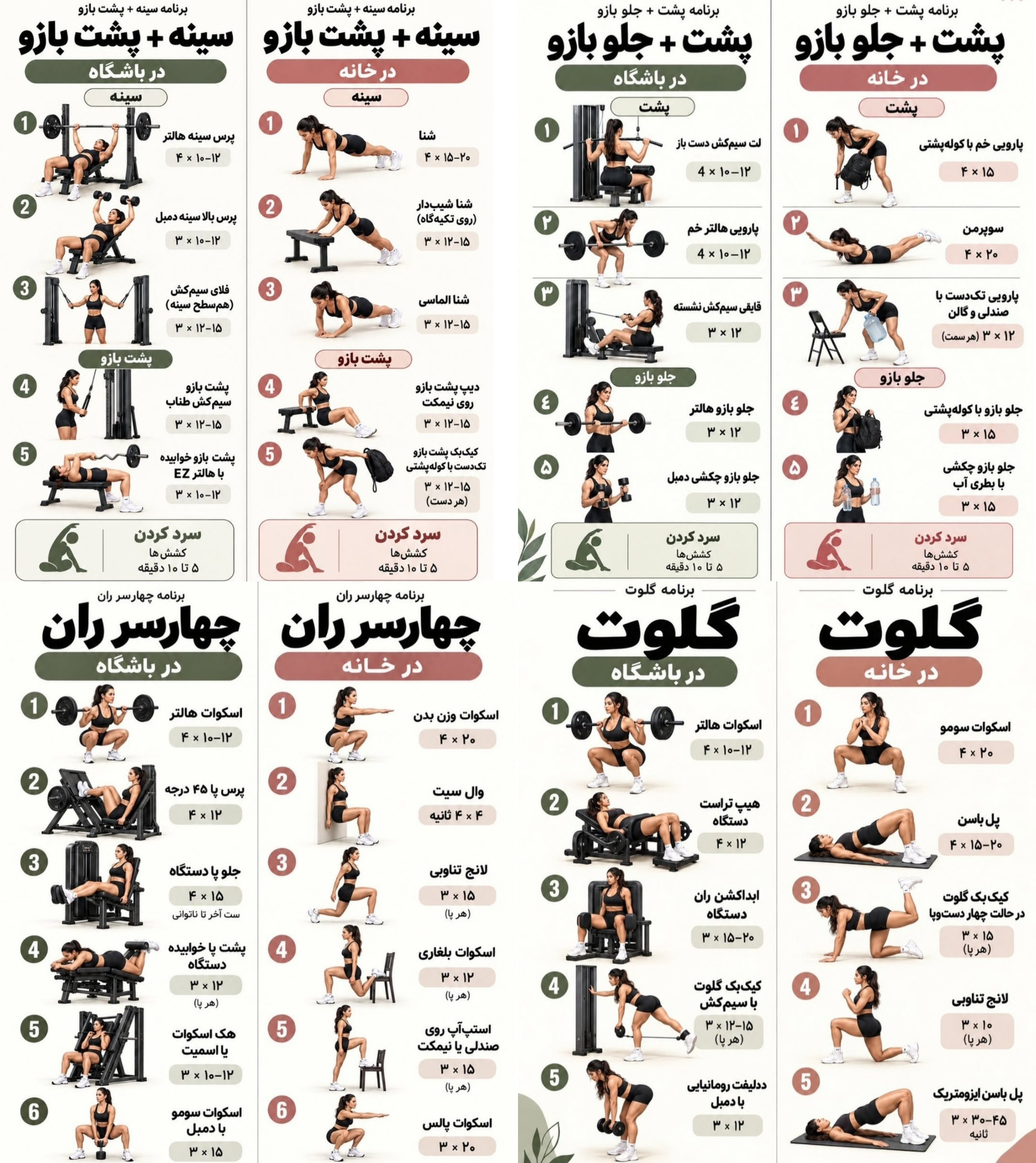 ورزش های فیتنس بعد از جراحی چاقی در باشگاه و خانه